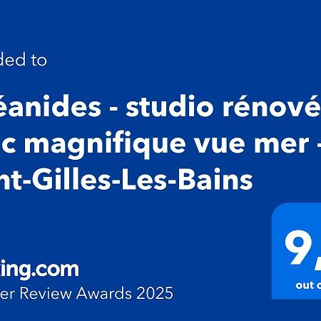 Oceanides - Studio Renove Avec Magnifique Vue Mer - Saint-Gilles-Les-Bains エクステリア 写真